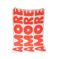 Klekks Wolldecke Klekks No. 11 | Amore, Rot, 130x200cm, 100% Wolle