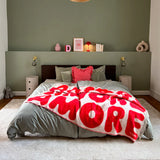Klekks Wolldecke Klekks No. 11 | Amore, Rot, 130x200cm, 100% Wolle