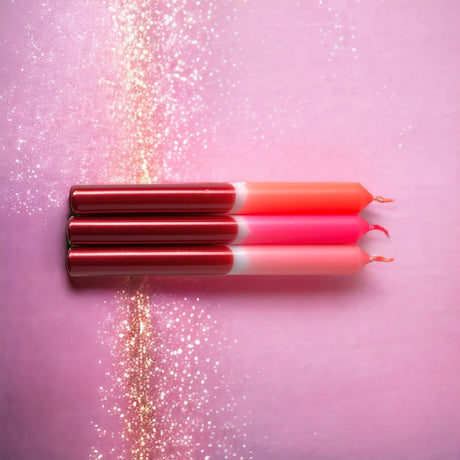 Stabkerzen “Dip Dye X-Mas Palladium” 3er-Set | pinkstories
