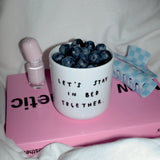 YAHYA Studio Becher "Let's stay in bed together"