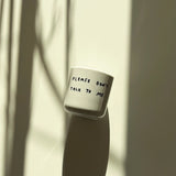 YAHYA Studio Becher "Please don't talk to me"