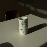 YAHYA Studio Becher YAHYA Studio “Running away fast” | Witzig | aus Porzellan