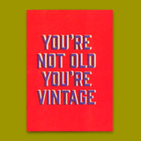 Deli Cards Postkarte "You`re vintage" | Lustige Karte zum Geburtstag
