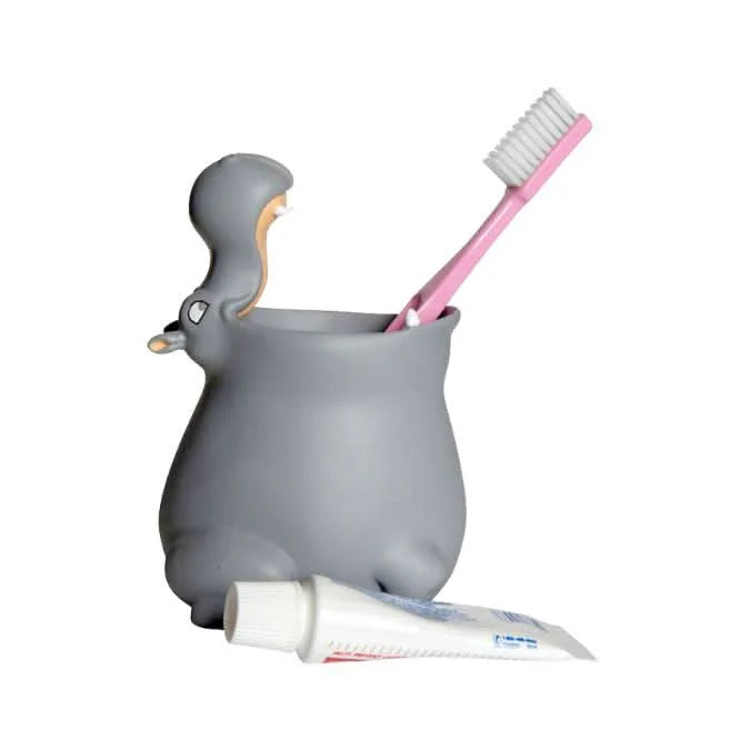 WINKEE Zahnbürstenhalter “Hippo” | Bad-Accessoire mit Humor | WINKEE