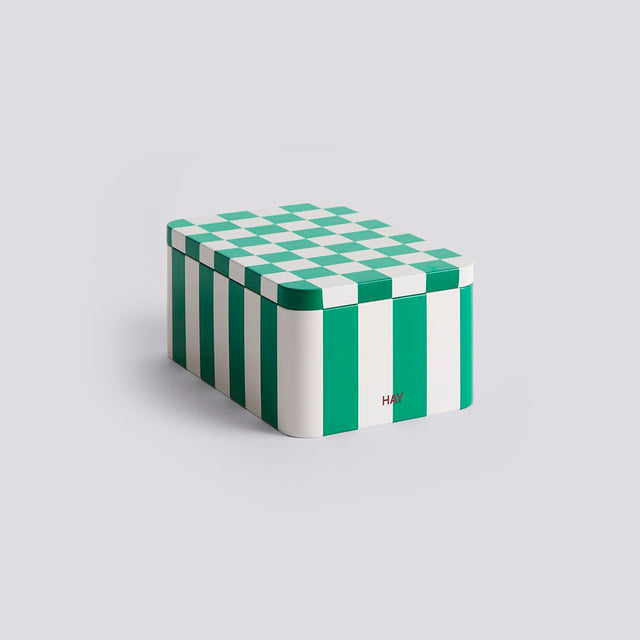 HAY Dose „Tin Container Small“ | Green & Off-White | HAY