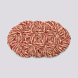 HAY Fußmatte „Coco Door Mat Swirl“ | Bordeaux & Off-White | HAY