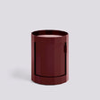 HAY Container „Facet Cabinet Low Burgundy“ | Kompakter Beistelltisch | HAY