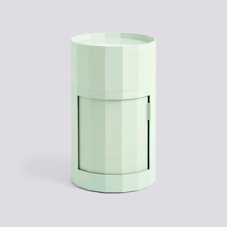 HAY Container „Facet Cabinet High Soft Mint“ | Moderner Beistelltisch | HAY