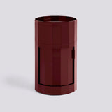 HAY Container „Facet Cabinet High Burgundy“ | Zeitloser Beistelltisch | HAY