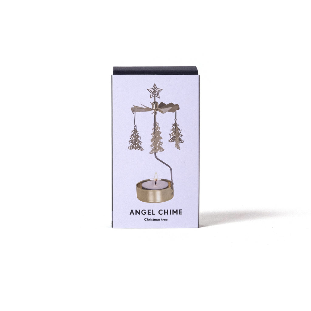 Pluto Design Engelspiel “Christmas Tree” | Weihnachtliches Leuchten in Gold | Pluto Design