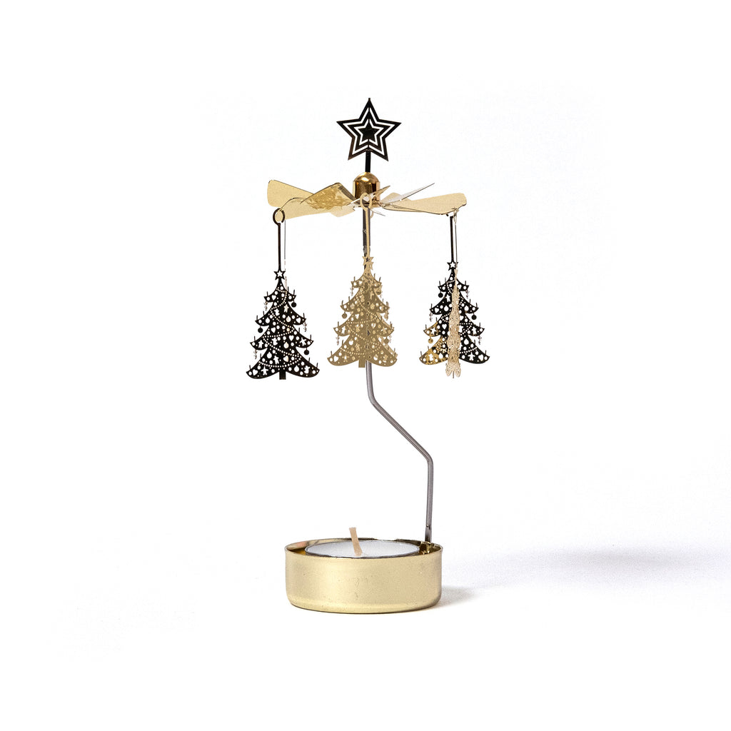 Pluto Design Engelspiel “Christmas Tree” | Weihnachtliches Leuchten in Gold | Pluto Design