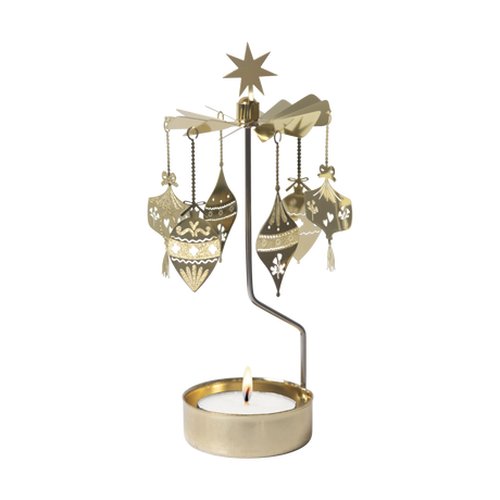 Pluto Design Engelspiel “Ornaments” | Zart drehendes Design in Gold | Pluto Design