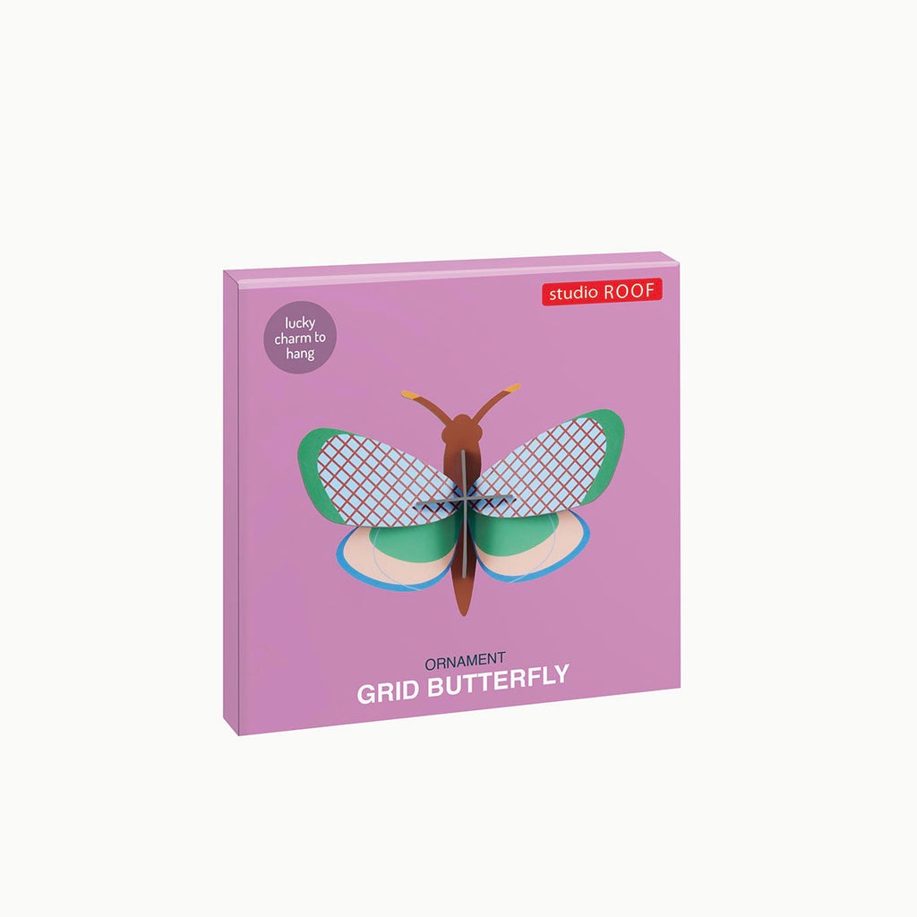 studio ROOF Lucky Charm Grid Butterfly | Glücksbringer Anhänger von Studio Roof