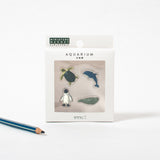 Midori Magnete Midori "Mini Aquarium" (4 Stück) | Niedliche Meeresbewohner als Magnet