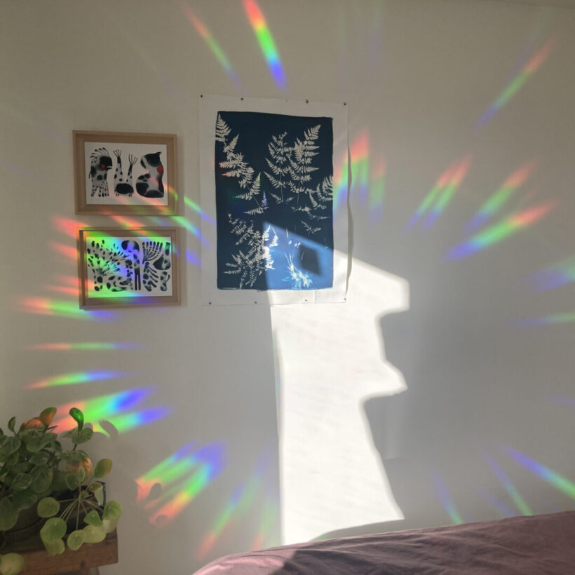 Botanopia Rainbow-Sticker Botanopia „You are loved“ | Sonnige Botschaft fürs Herz