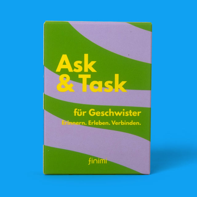finimi Kartenset „Ask und Task | Geschwister | Fragen & Aufgaben | finimi