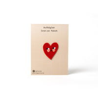 HejPatches Bügelbild „Lachendes Herz“ | Ausdrucksstarkes Patch | HejPatches