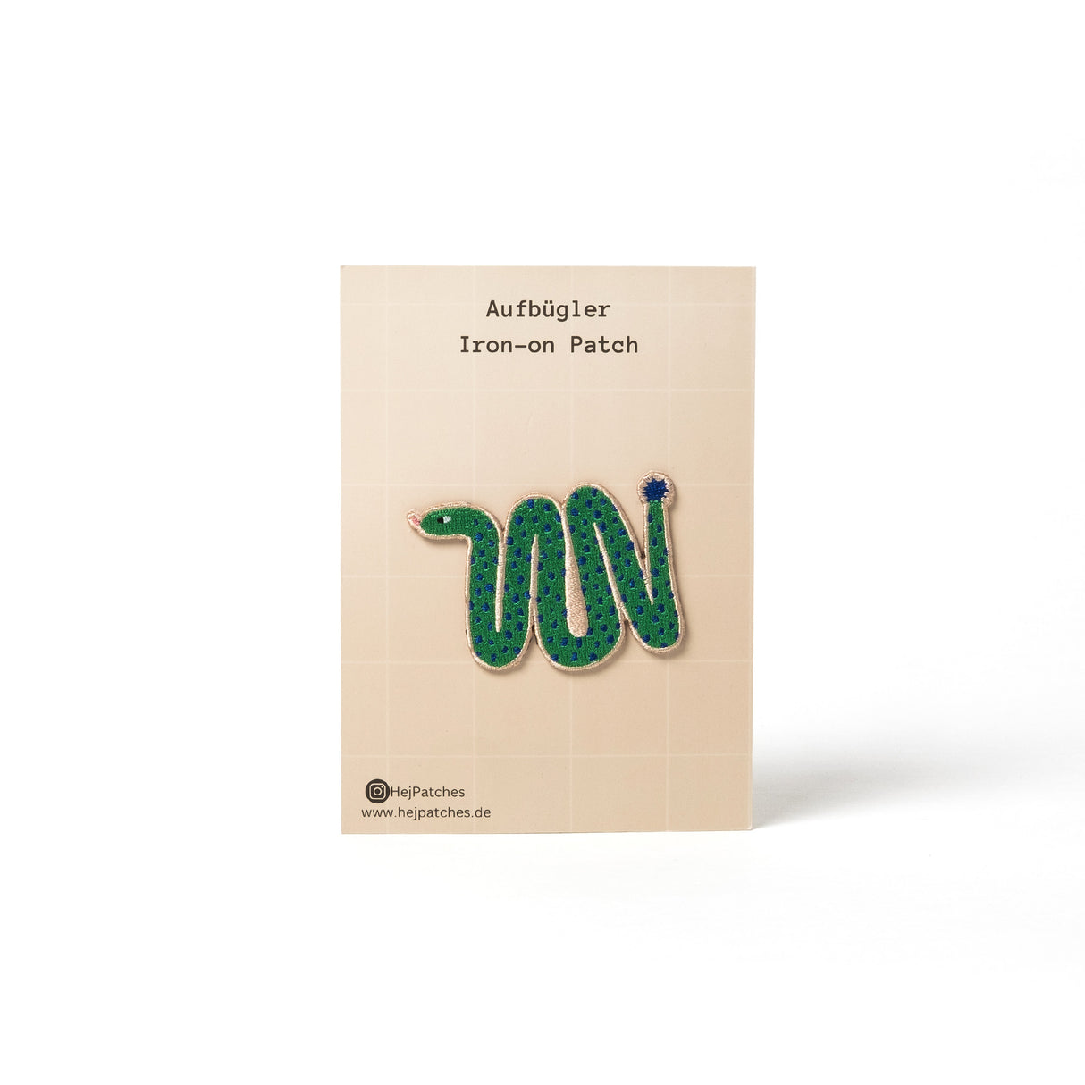 HejPatches Bügelbild „Schlange“ (Mala Marla) | Künstlerisches Motiv | HejPatches