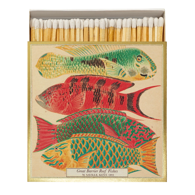 Archivist Lange Streichhölzer „Fishes“ Archivist | Extra lang in Square Matchbox