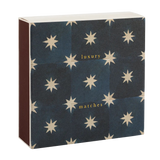 Lange Streichhölzer „Navy Star Tile“ | in Square Matchbox | Archivist