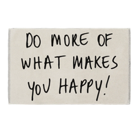 helen b Badematte „Do more“ | Schwarz-Weiß & motivierend | helen b