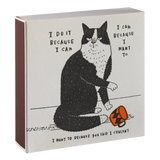 Lange Streichhölzer „Because I can“ | in Square Matchbox | Archivist