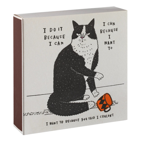 Archivist Lange Streichhölzer „Because I can“ | in Square Matchbox | Archivist