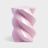 &Klevering Beistelltisch Pillar Marshmallow Candy Pink von &Klevering | Glasfaser
