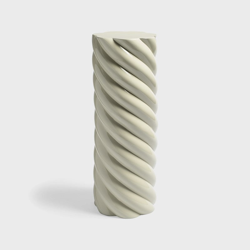 &Klevering Beistelltisch Pillar Marshmallow Grey von &Klevering | aus Glasfaser