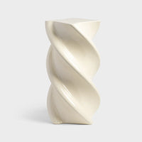 &Klevering Beistelltisch Pillar Marshmallow Off White von &Klevering | Glasfaser