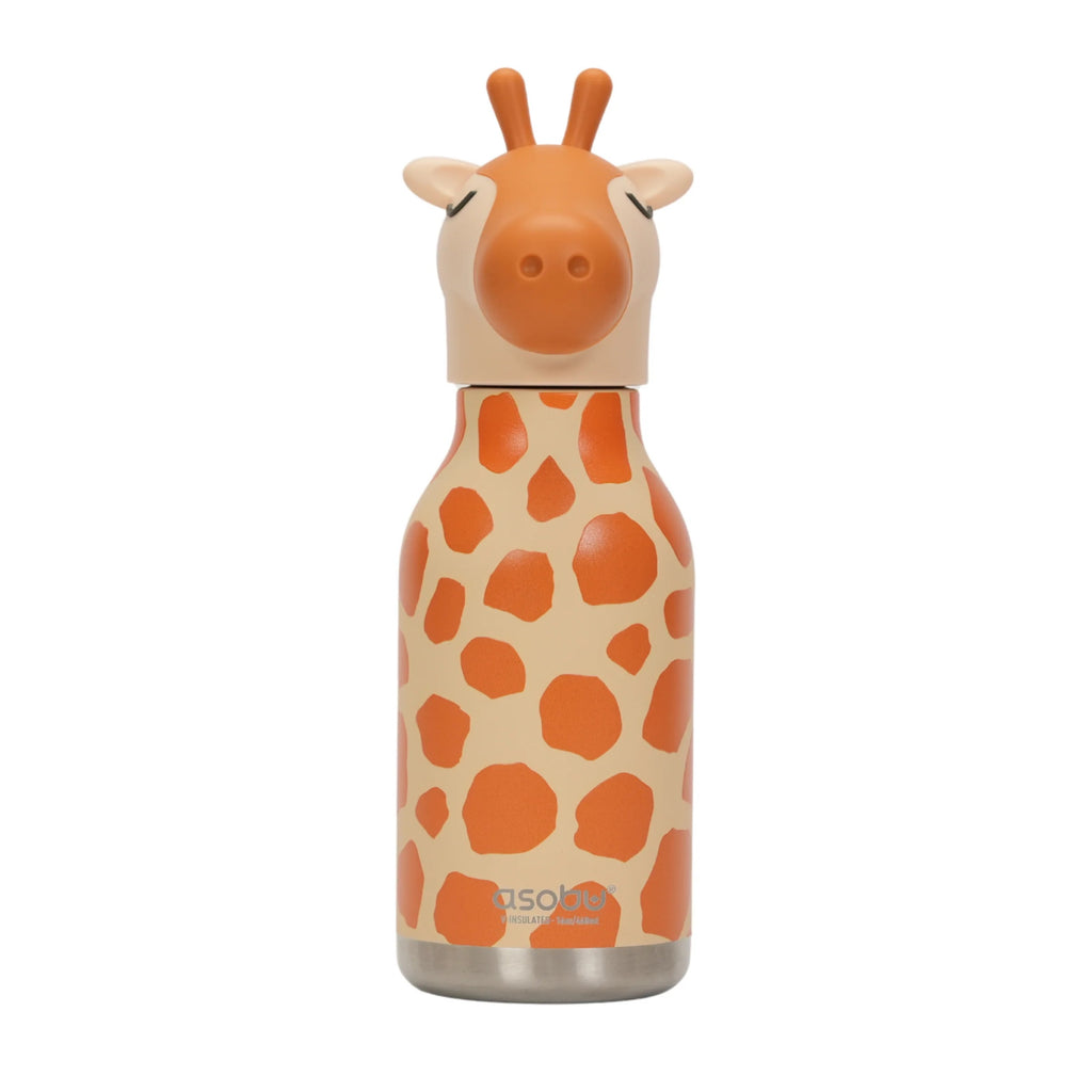 asobu Trinkflasche “Giraffe Spots” (460ml) | Safari-Style to go | asobu
