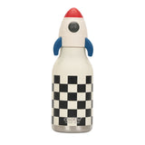 asobu Trinkflasche "Rocket” (460ml) | Edelstahlflasche im Raketenlook | asobu