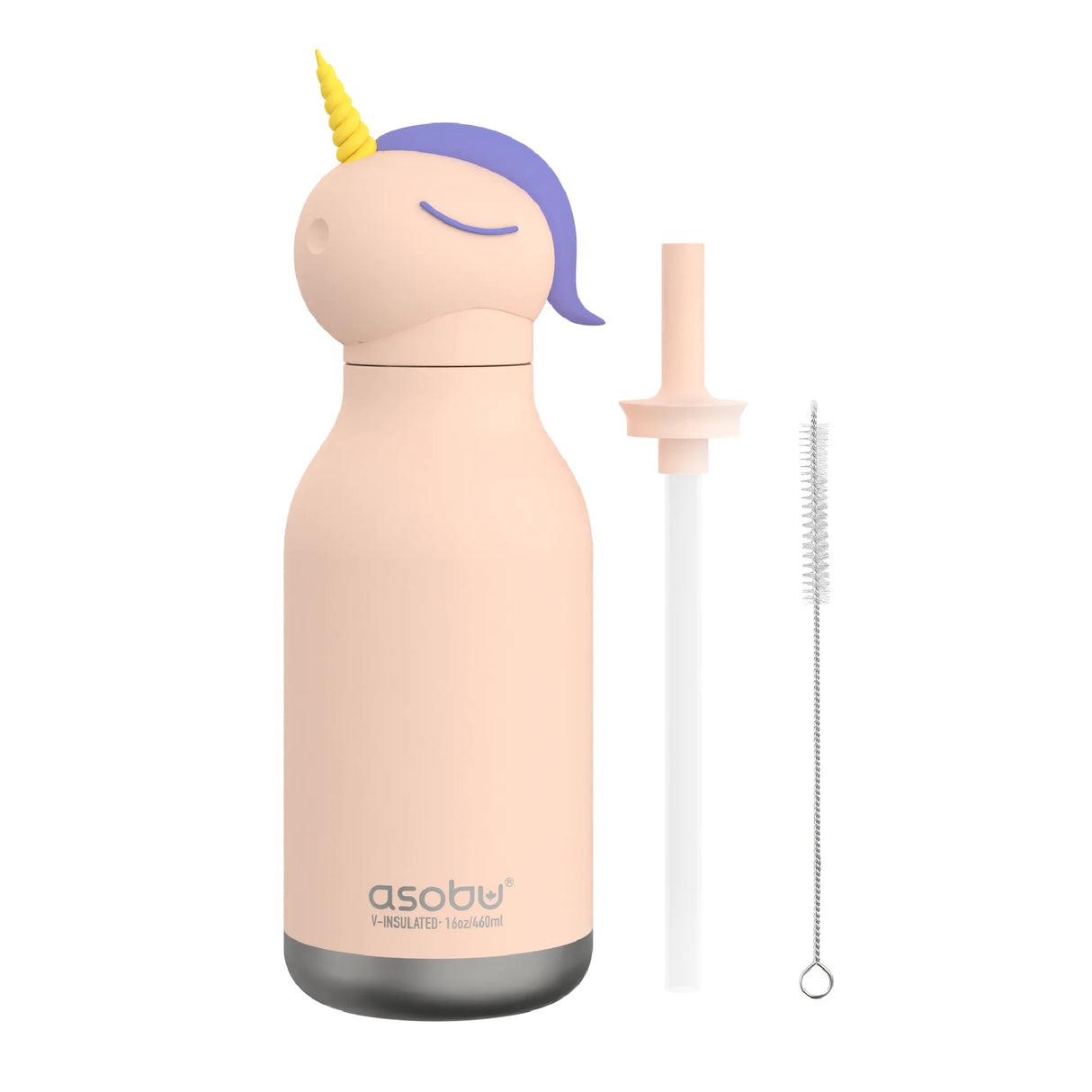 asobu Trinkflasche “Unicorn” (460ml) | Magisch & bunt | asobu