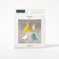 Midori Magnete Midori "Mini Birds" (4 Stück) | Niedliche Vögel als Magnet