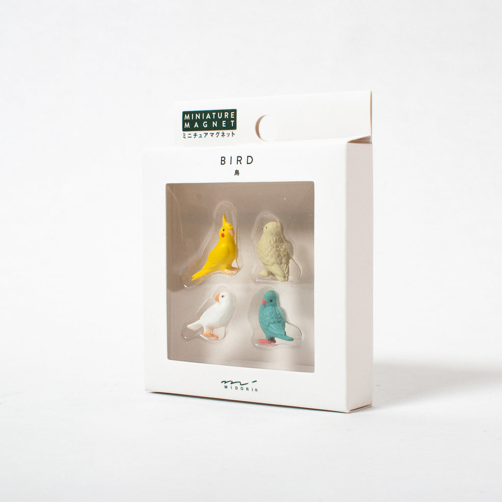 Midori Magnete Midori "Mini Birds" (4 Stück) | Niedliche Vögel als Magnet