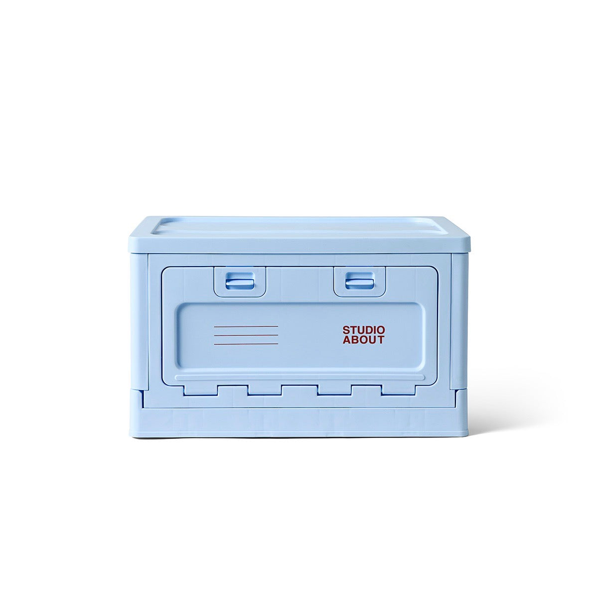 Studio About Aufbewahrungsbox Studio About "Medium" | Light Blue Kunststoff | Platzsparend & Elegant
