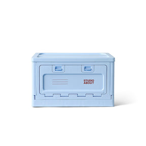 Studio About Aufbewahrungsbox Studio About "Medium" | Light Blue Kunststoff | Platzsparend & Elegant