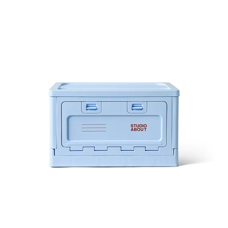 Studio About Aufbewahrungsbox Studio About "Medium" | Light Blue Kunststoff | Platzsparend & Elegant
