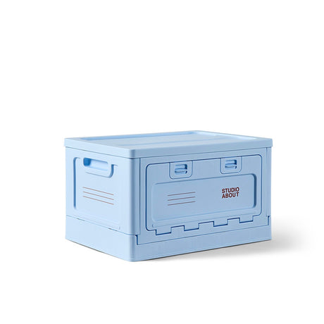 Studio About Aufbewahrungsbox Studio About "Medium" | Light Blue Kunststoff | Platzsparend & Elegant