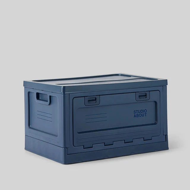 Studio About Aufbewahrungsbox „Large Dark Blue“ | Klare Form, tiefer Ton | Studio About