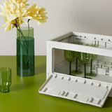 Studio About Aufbewahrungsbox Studio About "Large" | Light Grey Kunststoff | Geräumig & Stabil