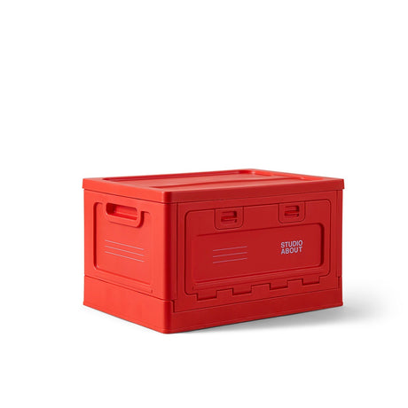 Studio About Aufbewahrungsbox Studio About "Medium" | Red Kunststoff | Stylisch & Robust