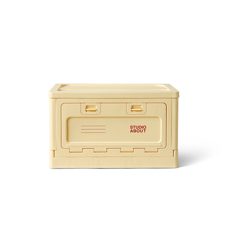 Studio About Aufbewahrungsbox Studio About "Medium" | Light Yellow Kunststoff | Leicht & Zeitlos