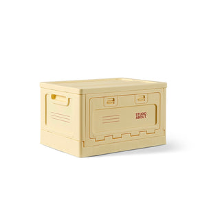 Studio About Aufbewahrungsbox Studio About "Medium" | Light Yellow Kunststoff | Leicht & Zeitlos