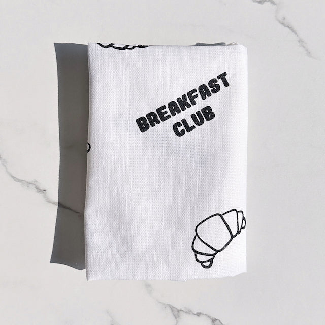 Lou Loto Geschirrtuch “Breakfast Club” | Frühstück mit Humor | Lou Loto