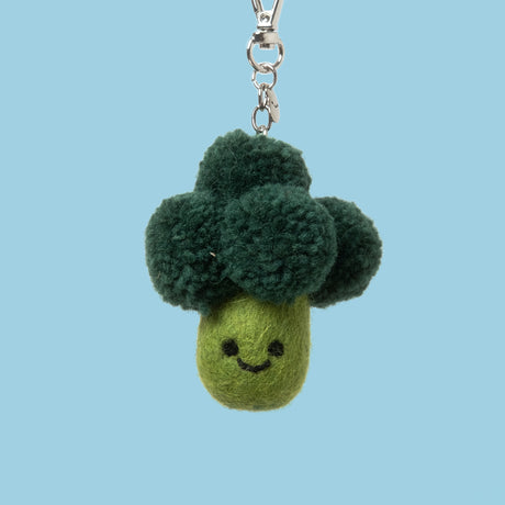 Ohh Deer Schlüsselanhänger “Baxter the Broccoli” | Verspielter Gemüse Charm | Ohh Deer
