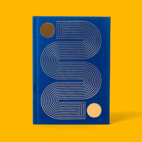 Designworks Ink Notizbuch „Sueded Paper Journal Cobalt“ | Veloursartige Oberfläche | Designworks