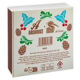 Archivist Lange Streichhölzer „Holly Jolly Wreath“ | in Square Matchbox | Archivist