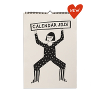 helen b Wandkalender “Helen B 2026” | Kunstvoll & herrlich ehrlich | helen b
