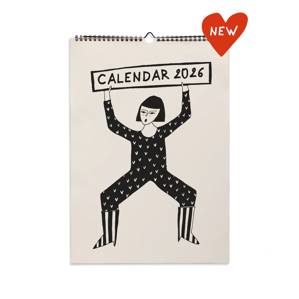 helen b Wandkalender “Helen B 2026” | Kunstvoll & herrlich ehrlich | helen b